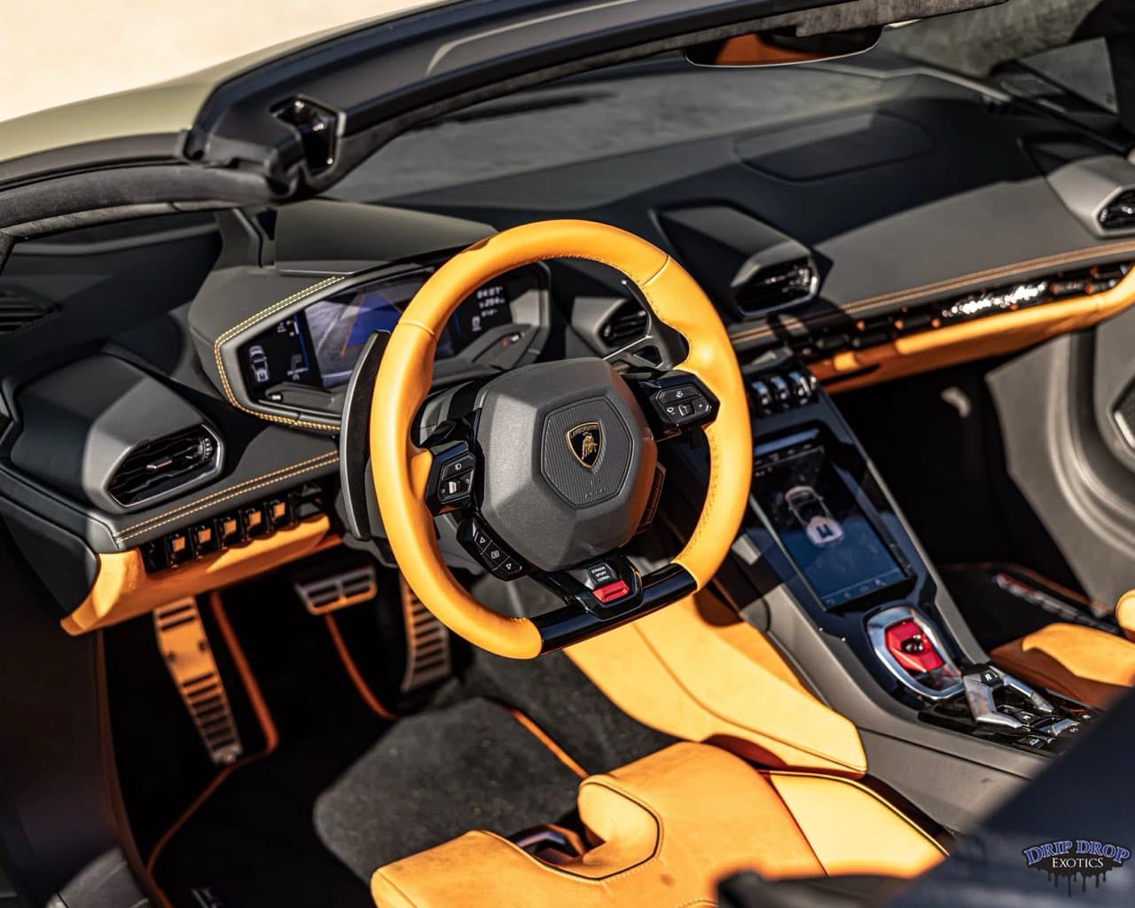 Lamborghini Huracán EVO (Verde) — gallery photo 3 of 6, Chicago exotic rental